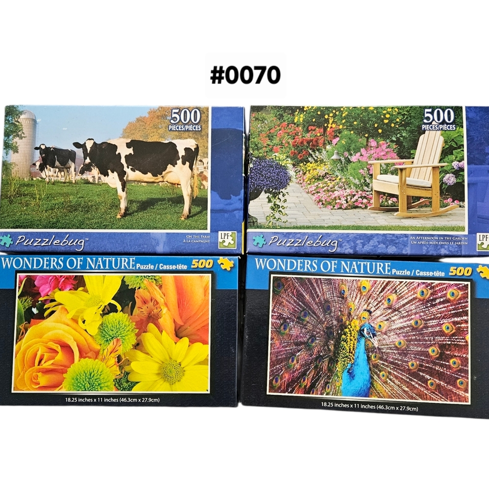 Puzzlebug 500 Piece Puzzle Set